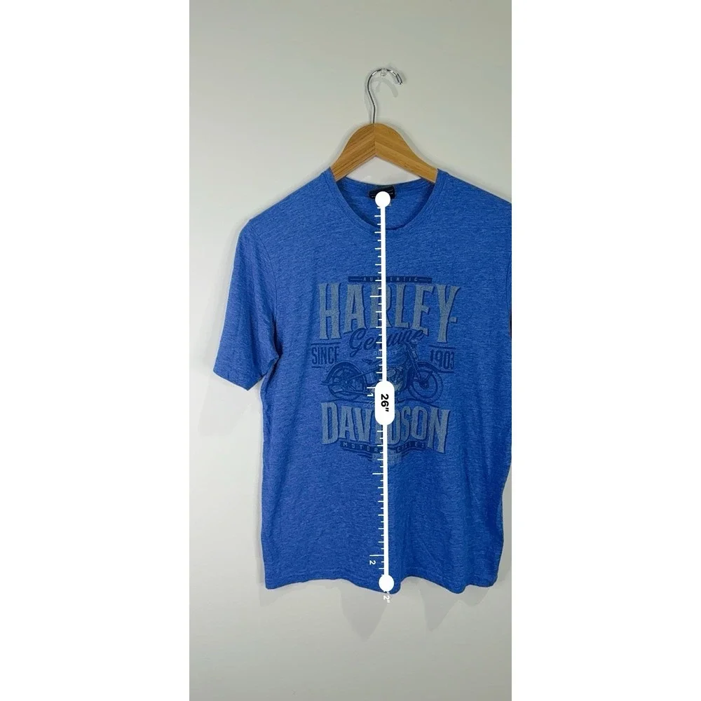 Harley-Davidson Texarkana Texas Blue Short Sleeve Graphic T-shirt Size L - Picture 16 of 16